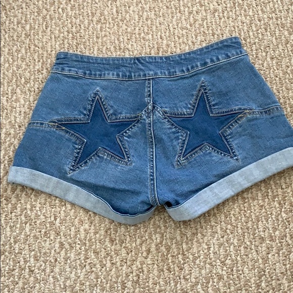 Pacsun Star Butt Embroidered Short 